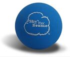 6pc Sky Bounce Rubber Handball Ratchet Ball Fetch Dog Toy Ball Blue Color