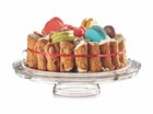 6 In 1 Glass Cake Dome Stand Serving And Storage Cake Plate Cheese Board Set