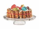 Versatile 6-in-1 Glass Cake Dome  Elegant Serving   Storage Solution Royalty Art