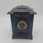 Antique Tin Combination Lock Door Diamond Safe Coin Bank - Pat  Feb 22 1916