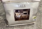 Villa By Noble Excellence San Marino Light Beige Euro Pillow Sham New
