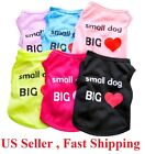 Pet Dog Clothes T Shirt Vest Clothing Puppy Cat Cute Printed Costume Apparel 