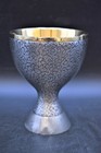   Antique Chalice   Cup Sterling Silver   Made In Spain  Lituart Inc   cu1109 