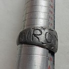 Very Rare Ancient Amazing Ring Silver Antique Engraved Roma Genuine