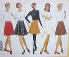 Butterick Fast   Easy Classics 3643 Flared Or Pleated Skirts Misses 6-12 Pattern