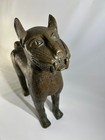 Mid 20th Century African Benin Bronze Leopard  Nigeria  20 5  H