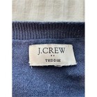 J  Crew Teddie Navy Tie Dye Stripe Cotton Crewneck Sweater Men   s Medium