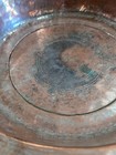 Antique Ottoman Copper Bowl 15  Tinned Hand Hammered From Turkey