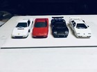 Custom Afx Ferrari s Vs Tyco Lamborghini s - Ho Slot Car Racing Track Set Combo