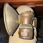 Auto Lite Carbide Lamp Coal Miners Head Brass Light Universal Lamp Co   Vintage