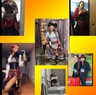 Womens Belly Dance Tribal Hip Scarf Fringe Coins Flannel Costume Accessory
