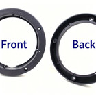 2 Pack 6 5  Angled Speaker Spacer 15mm Waterproof Car Audio Pad