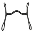 Aj Tack Low Port Curb Bit  Black Steel