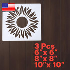 Sunflower Stencil     Nature Flower Garden Design Template Pattern Reusable Art St