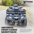 Titan Ramps Universal Atv utv Front Cargo Basket W  100 Pound Capacity open Box 