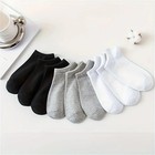 Lot 5-10 Pairs Mens Womens Ankle Socks Sport Cotton Crew Socks Low Cut Invisible