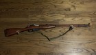 Airsoft Orange Tip S t Mosin Nagant Rifle  Real Wood 390 Fps  Airsoft Replica