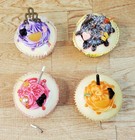 Foam Fake Cupcakes Set Of 4 Pretend Play Display Realistic