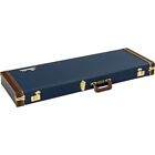 Fender Classic Series Wood Strat tele Case Navy Blue Orange