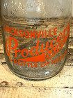 Vintage Jacksonville Producers Dairy 1 Gallon Wide Mouth Milk Bottle  sh 