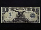      1899  1 One Dollar Silver Certificate  black Eagle  Series Large Bank Note 