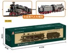 Electric Diecast Steam Locomotive Model Train Railway Toy Decor Gift Collectible