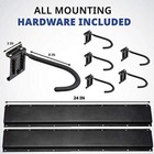 Raxgo Garage Bike Rack Wall Mount Bicycle Storage Hanger With 6 Adjustable Hooks