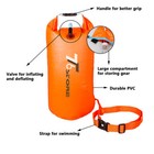 1-3pcs 3-color Swim Buoy For Open Water Swimming - High Visibility   Waterproof