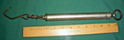 Antique Chatillon Type H 34 40 Lb Nickle Hanging Spring Scale    approved New York