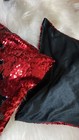Double Color Sequin Pillow Case Square Cushion Cover Home Sofa Decorative