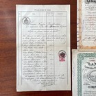 Lot Of Mexican Oil Shares     1914   1920  With 1927 Swiss Court Document  E25259