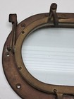 Antique Oval Bronze Porthole Window     17  Long Dated 1855    Nautical Wall Decor