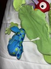 Fisher Price Rainforest Jumperoo Plush Bird   Frog Hanging Leaf Toy Replacement