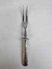 Vintage Sterling Silver Towle Candlelight Meat Carving Set W  Handle Guards 2pc