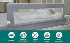 Toddler Bed Rails Set 51 Inch Foldable Safety Guard For Regular