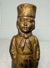Rare Antique Early 1800 s Cast Iron Boy Child Still Coin Bank By A c  Williams