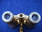 Superb Antique Lemaire Paris Gilt Brass   Pearl Clad Opera Glasses-c d  Peacock