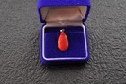 Certification  Deep Pink Coral Pendant Top Carved Flower   30mm 1 18in  14 5ct  