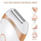 Electric 3 In1 Wet   Dry Painless Rechargeable Lady Body Shaver  Razor For Women
