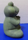 New Praying Green Frog Figurine Statue Frogs Plaster Yoga Meditating Yoga