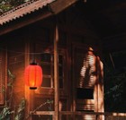 Japanese Chochin Paper Hanging Lantern Traditional Crafts New  Led Light Red