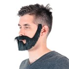 Adult Halloween Cosplay Full Beard Costume Accessory Realistic Fake Facial Hair