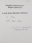 2000 Polish Army Shoulder Emblems Islam Musa Czachorowski Signed 8390993473
