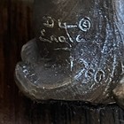 D  L  Debbie Engle Yorkshire Terrier Pure Bred Dogs Miniature Bronze Statue Dl