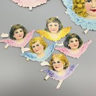 Antique 1800s Victorian Chromos Die Cut Scrap Lot Girl Angels With Wings