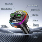 Bluetooth 5 0 Car Wireless Fm Transmitter Adapter Usb Pd Charger Aux Hands Lot