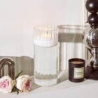 Comsaf Glass Cylinder Vases  Bud Vase For Centerpieces  8 8 Inch Tall  Clear