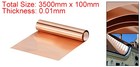 Copper Sheet Roll Pure Copper Flashing Strip Metal Foil Plate 3500x100mm