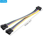 15cm 1 To 2 Argb Splitter Cable  4 Pcs Pwm Fans Rgb Extension Power Cord With Sm