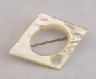 Antique Victorian Carved Mother Of Pearl Brooch Pin 2 5 8 
